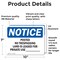 Signmission Posted No Trespassing Land Is Leased For OSHA Notice Sign, Vinyl Decal, 10in W x 7in L, 2PK OS-2PACK-NS-D-710-L-17726 - alternate 2